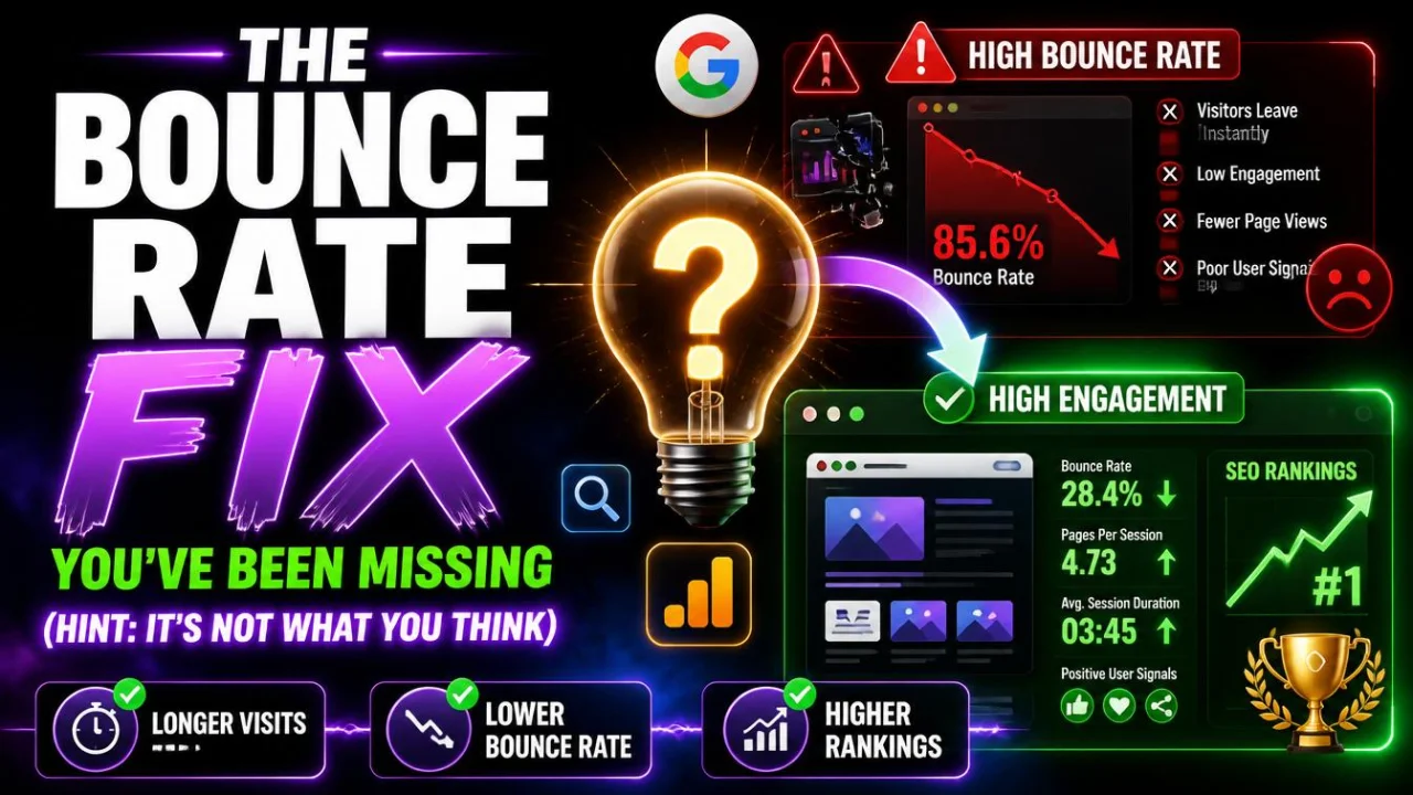 Traffic That Sticks – The Bounce Rate Solution Nobody Talks About